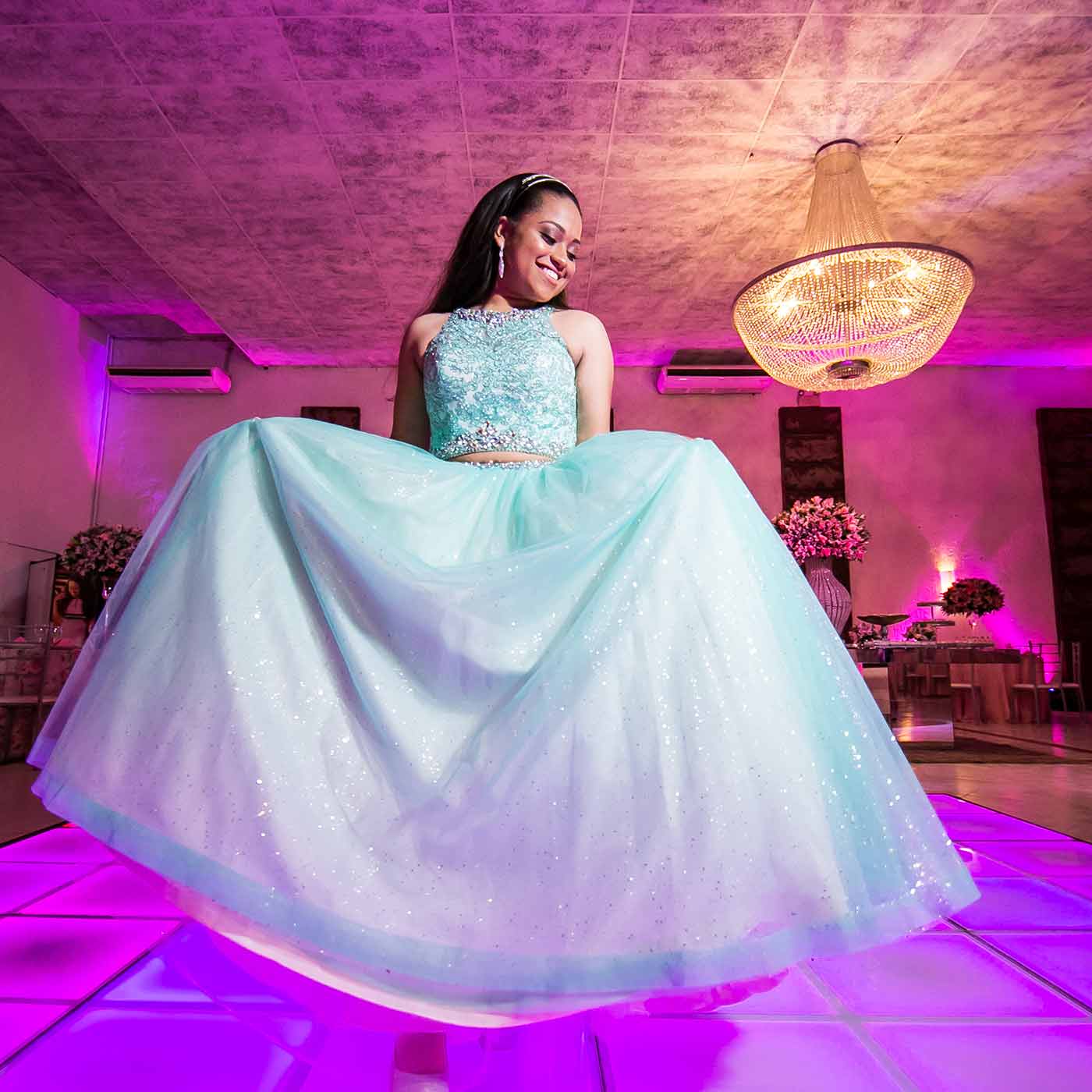 Festa de 15 anos Isadora na UNIK em Porto Alegre