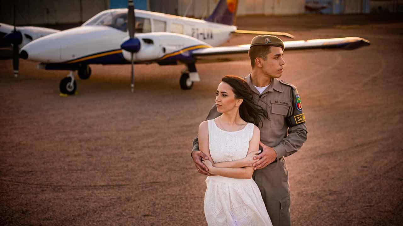 Ensaio de Casal Externo em Aeroclube
