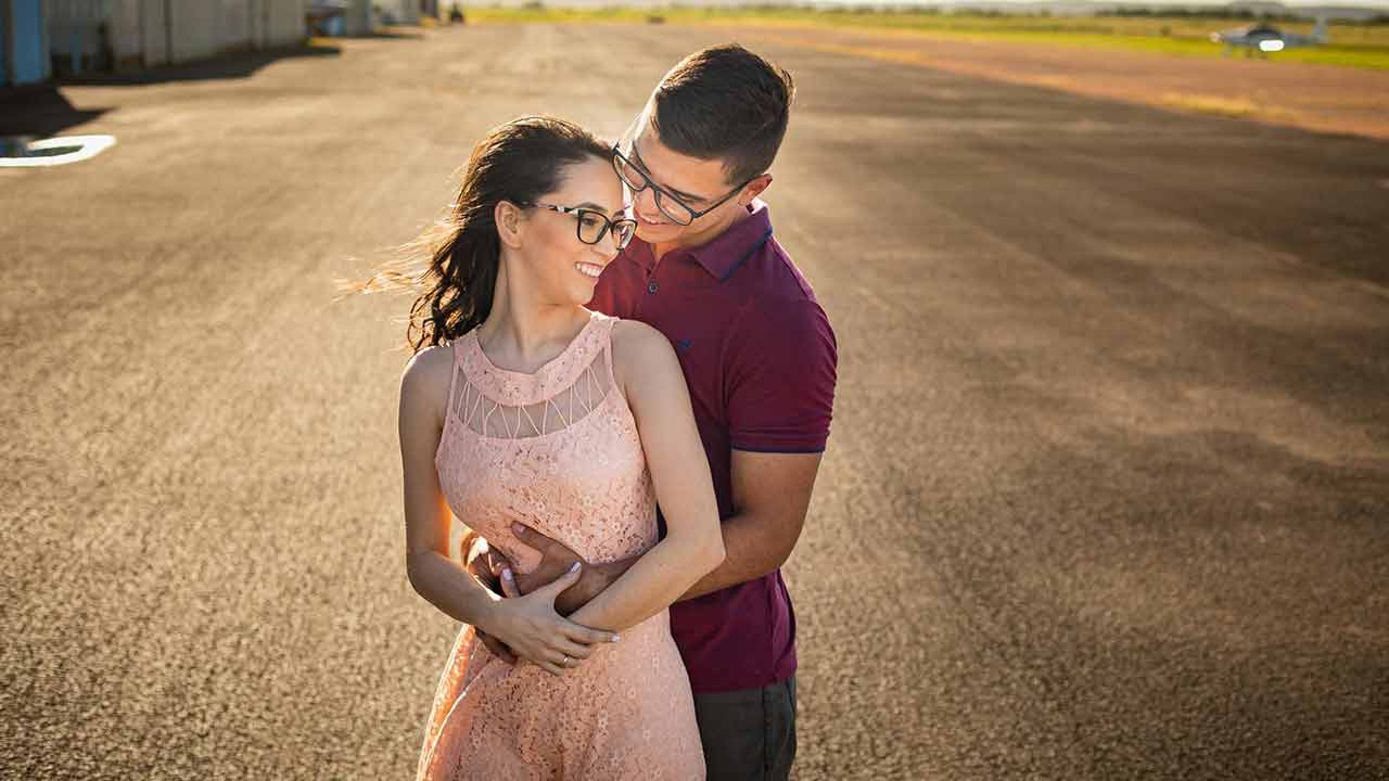 Ensaio de Casal Externo em Aeroclube